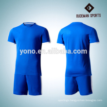 100% polyester new design bulk blank soccer jersey